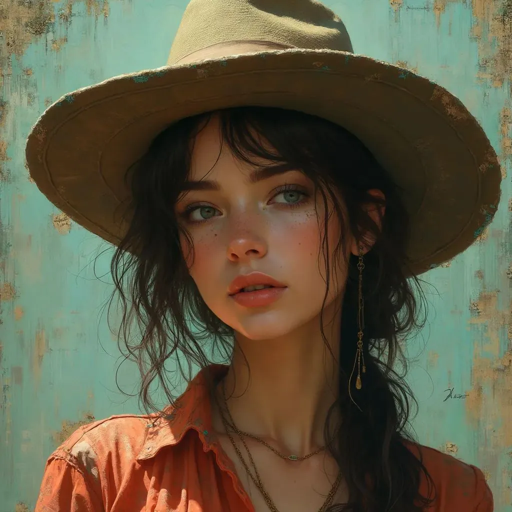  retrato de mujer arqueóloga, sombrero fedora, látigo, fondo aventurero, pintura digital, artstation, suave, enfoque nítido, ilustración, artgerm, peter mohrbacher, donato giancola