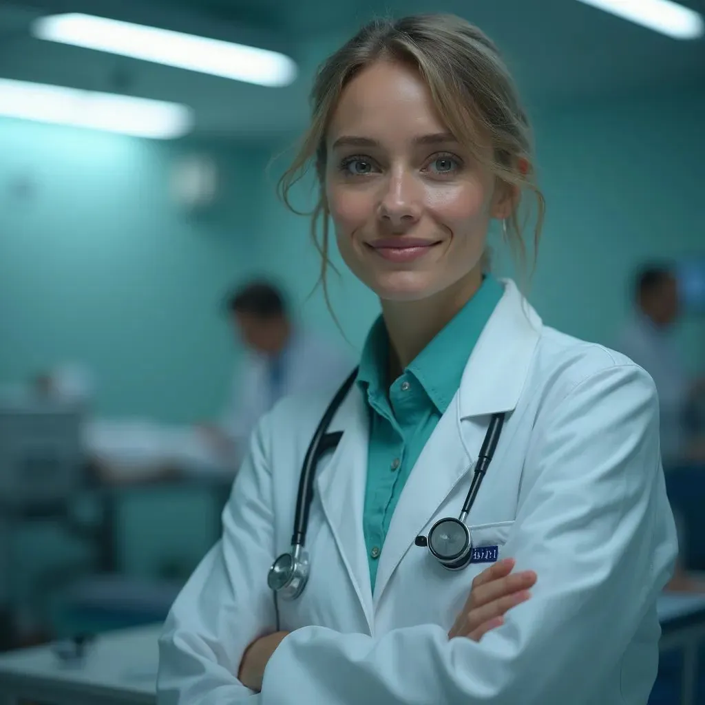  retrato de una mujer doctora compasiva, en medio del cuidado de pacientes, profundidad de campo, lente zeiss, detallado, simétrico, por annie leibovitz y steve mccurry, david lazar, jimmy nelsson, resolución 8k, extremadamente detallado, toque curativo, hiperrealista, render octane.