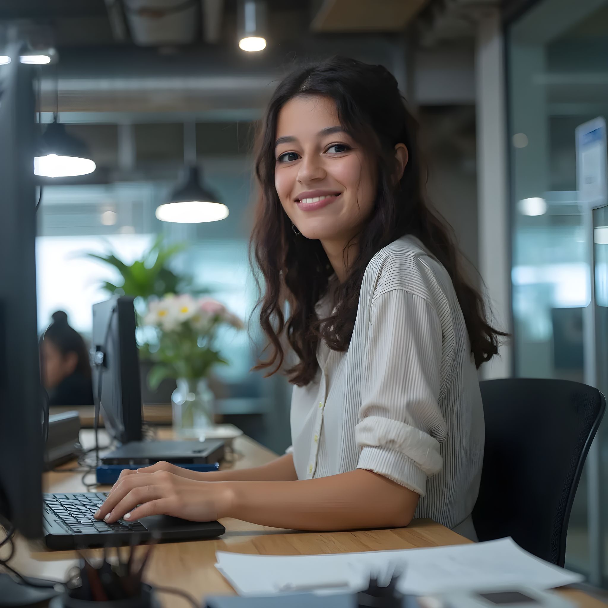 Foto de perfil realista para mujer - Corporativo