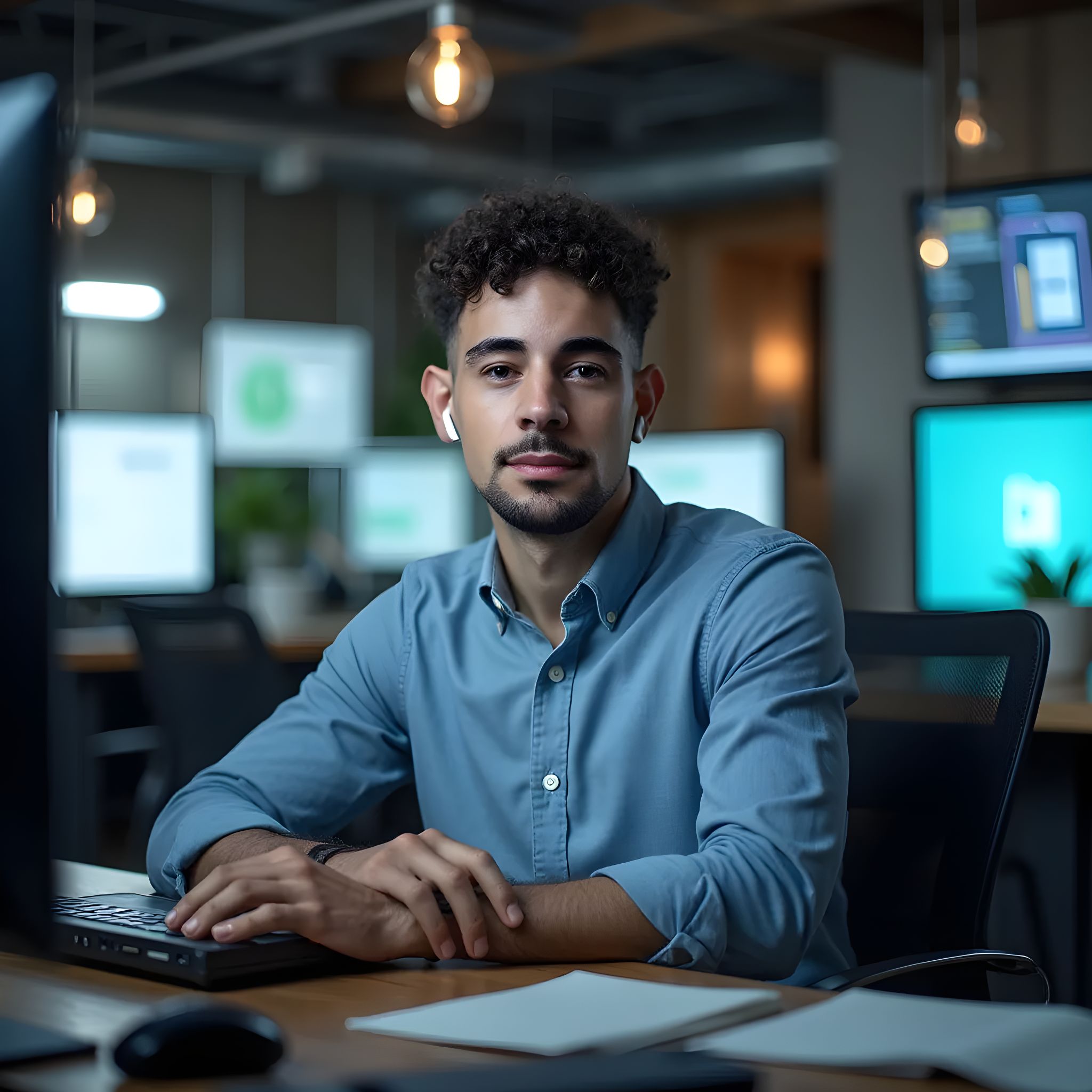 Foto de perfil realista para hombre - Corporativo